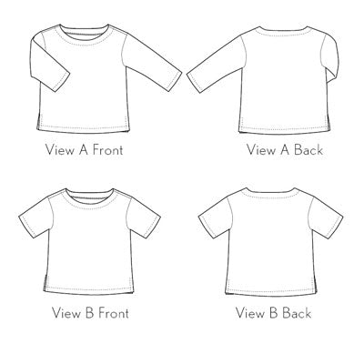 PDF Pattern - Maritime Knit Top | Liesl + Co