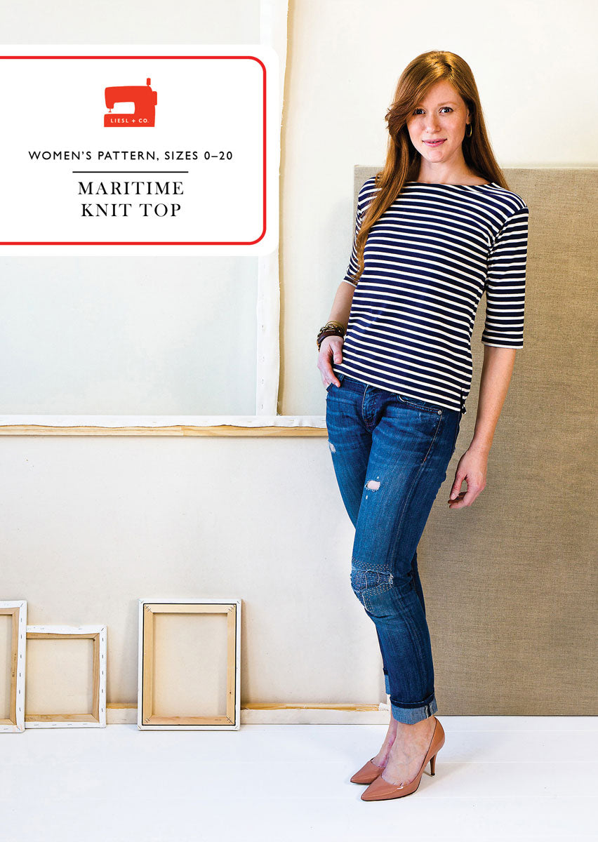 PDF Pattern - Maritime Knit Top | Liesl + Co