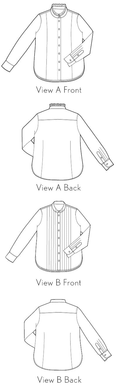 PDF Pattern - Recital Shirt | Liesl + Co