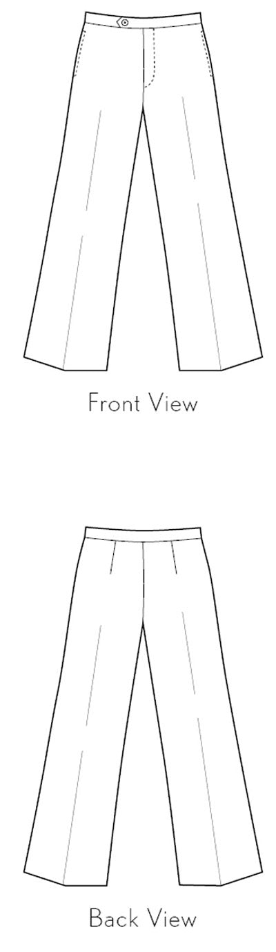 PDF Pattern - Hollywood Trousers | Liesl + Co