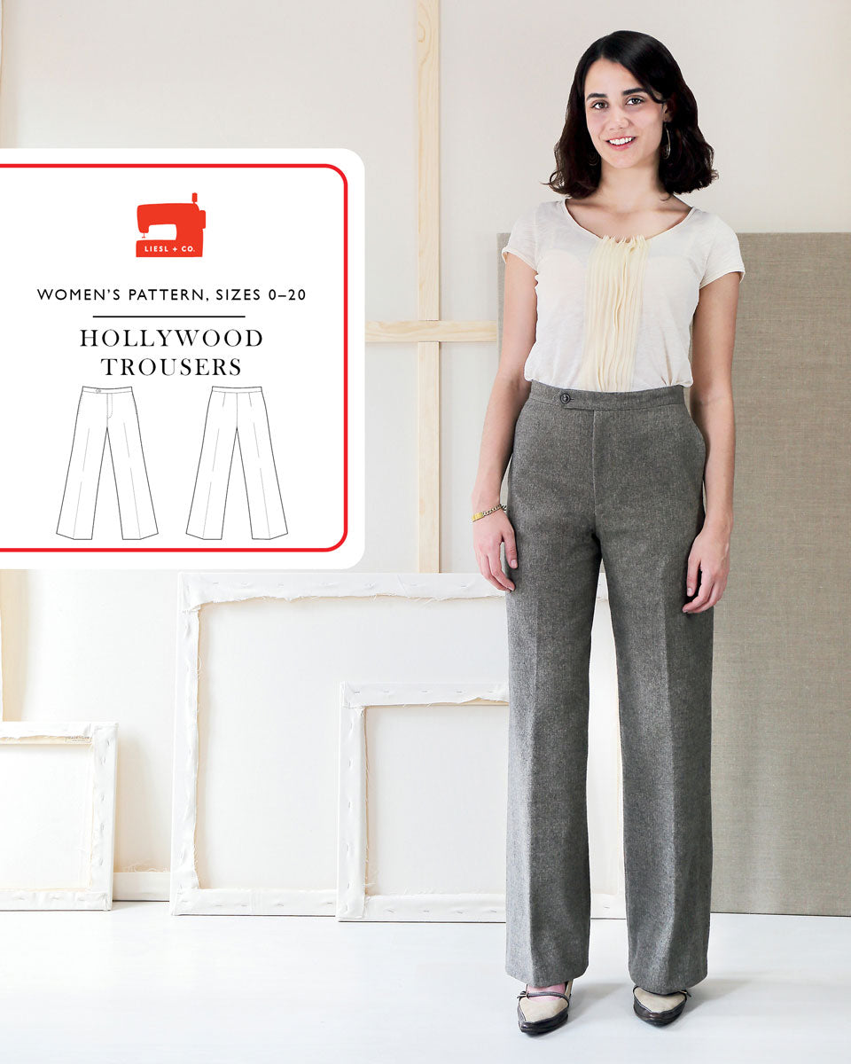 PDF Pattern - Hollywood Trousers | Liesl + Co