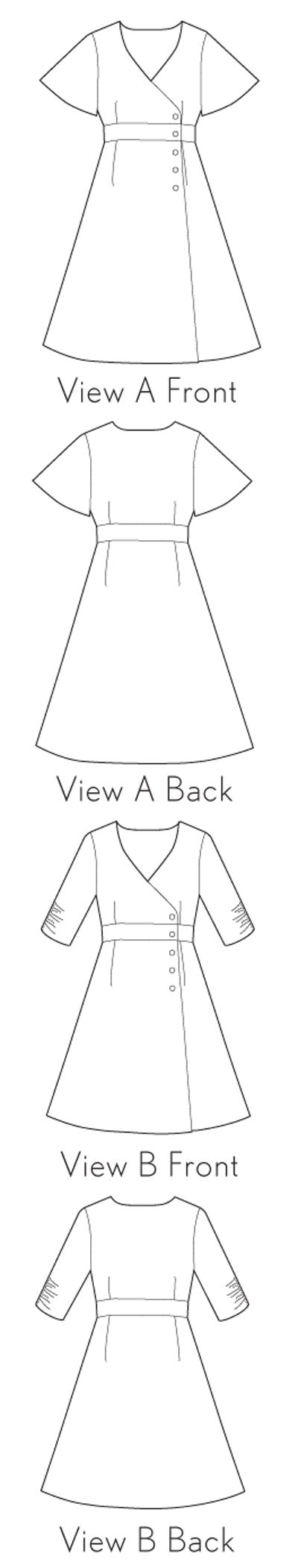 PDF Pattern - Saint-Germain Wrap | Liesl + Co