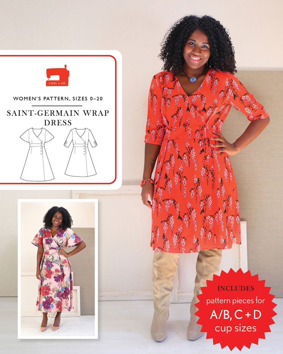 PDF Pattern - Saint-Germain Wrap | Liesl + Co