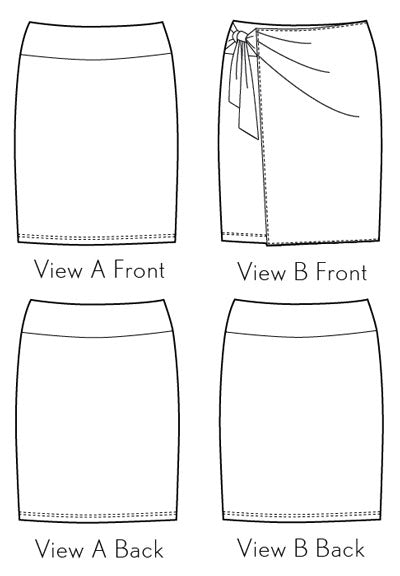 PDF Pattern - Kensington Knit Skirt | Liesl + Co