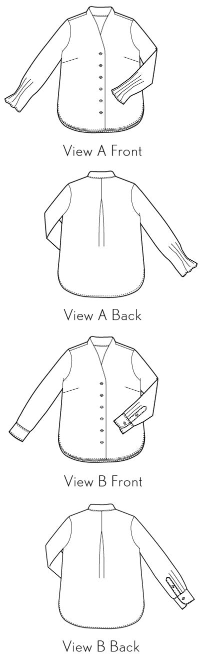 PDF Pattern - Fitzroy Blouse | Liesl + Co