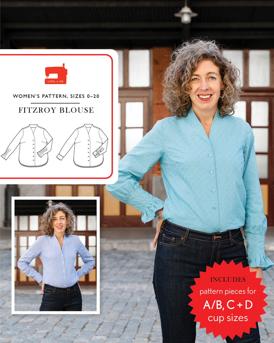 PDF Pattern - Fitzroy Blouse | Liesl + Co