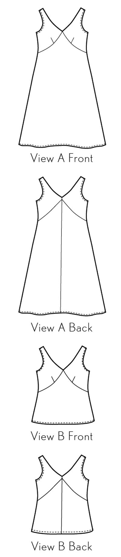 PDF Pattern - Marais Knit Dress + Top | Liesl + Co