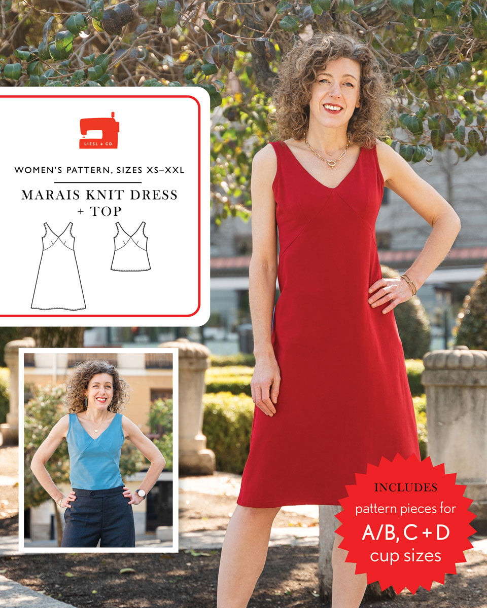 PDF Pattern - Marais Knit Dress + Top | Liesl + Co