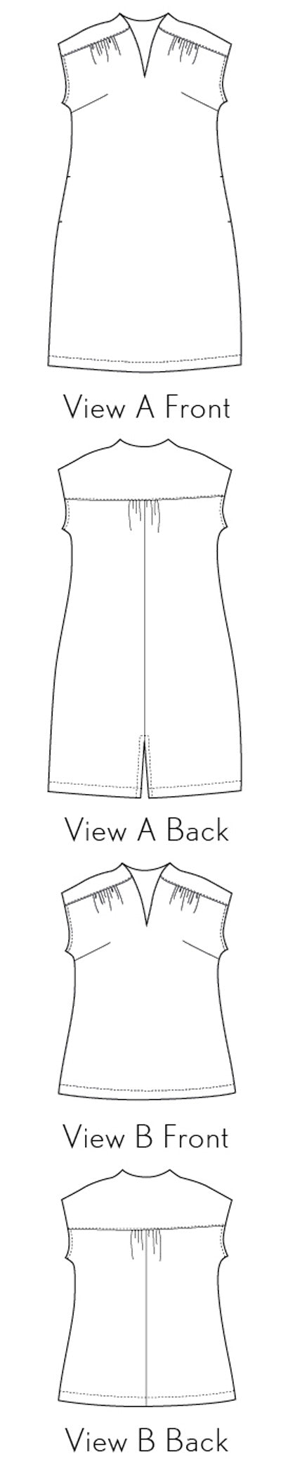 PDF Pattern - Fira Dress + Top | Liesl + Co