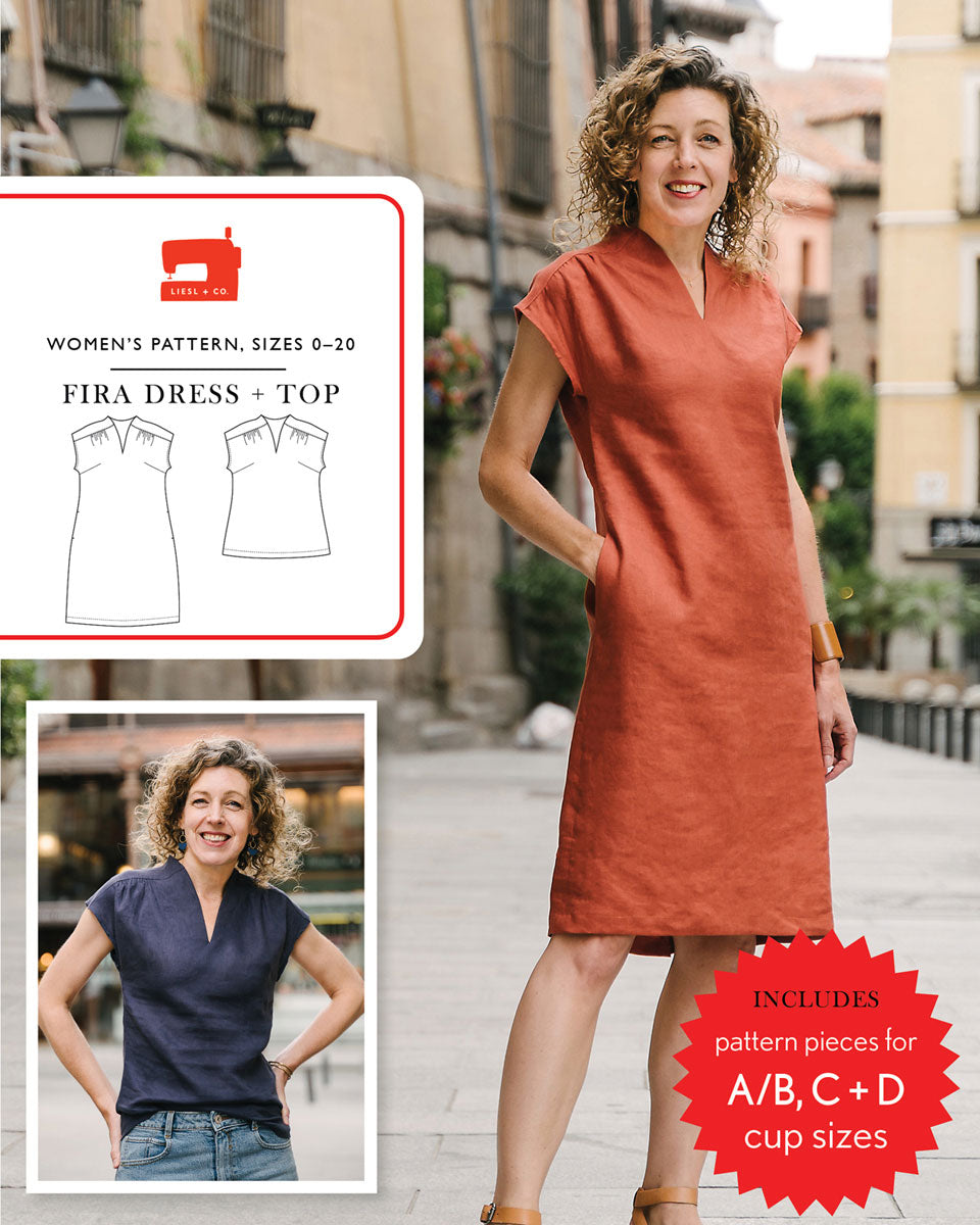 PDF Pattern - Fira Dress + Top | Liesl + Co