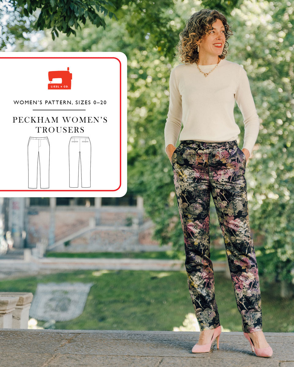 PDF Pattern - Peckham Women's Trousers | Liesl + Co