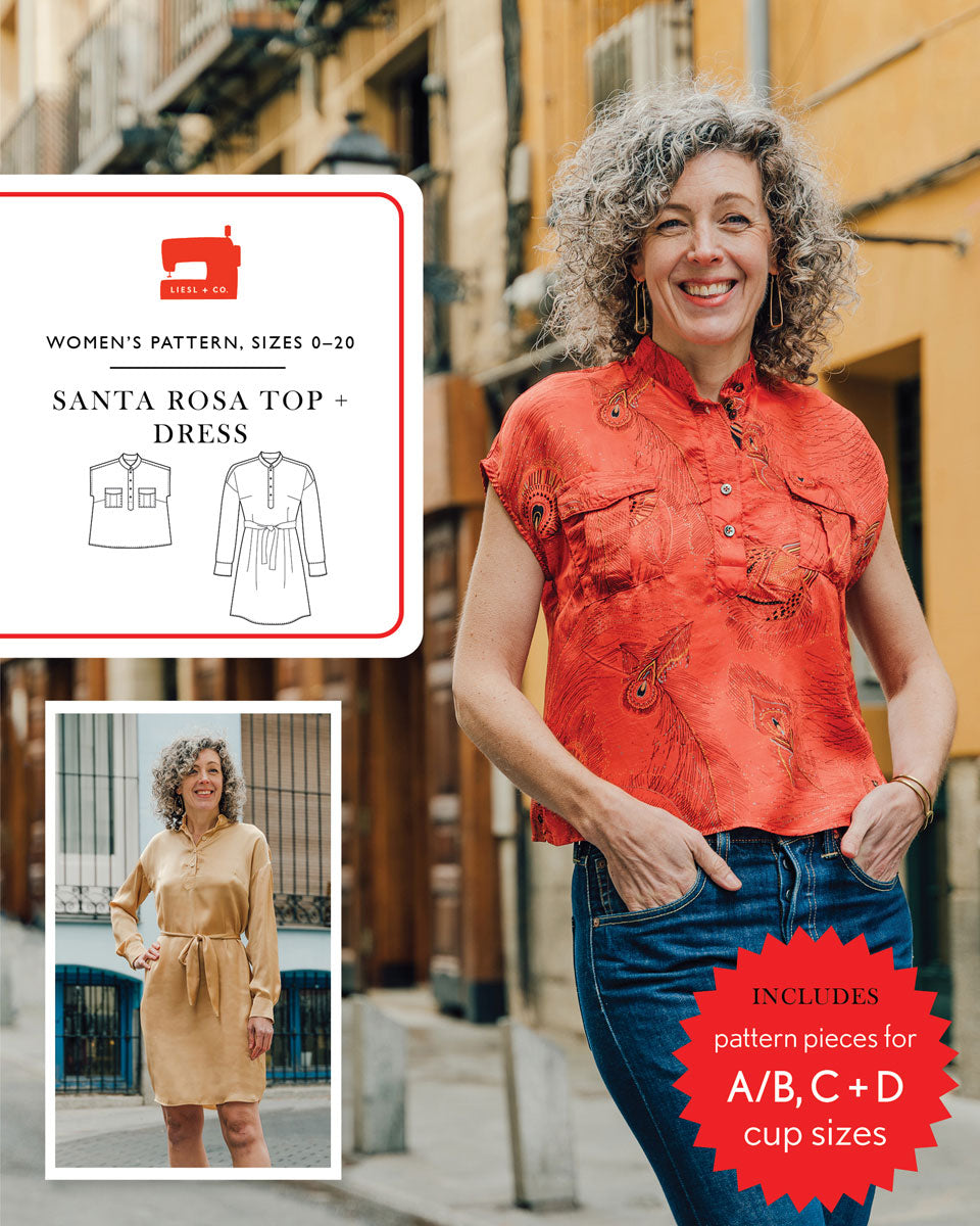 PDF Pattern - Santa Rosa Top + Dress | Liesl + Co