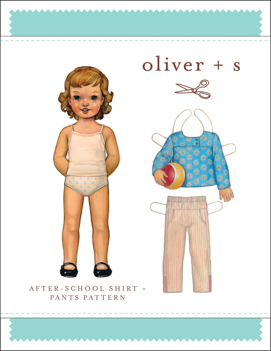 PDF Pattern - After School Shirt + Pants | Oliver + S