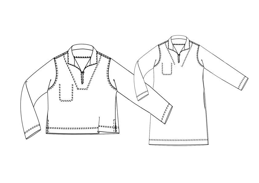 PDF Pattern - Francine Top Dress | Merchant & Mills