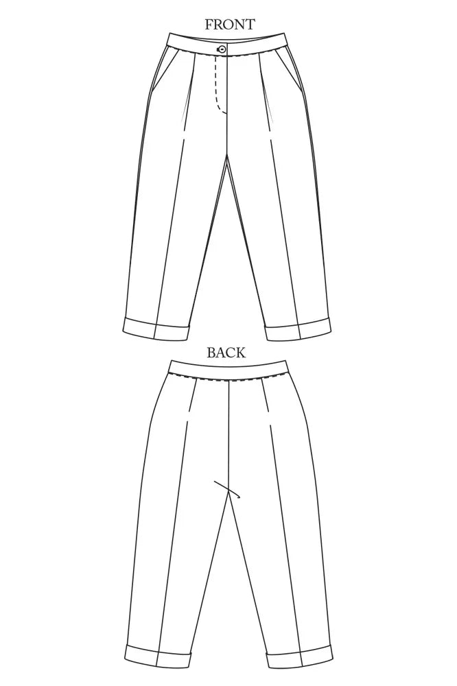 PDF Pattern - Pegs Trousers  | Merchant & Mills