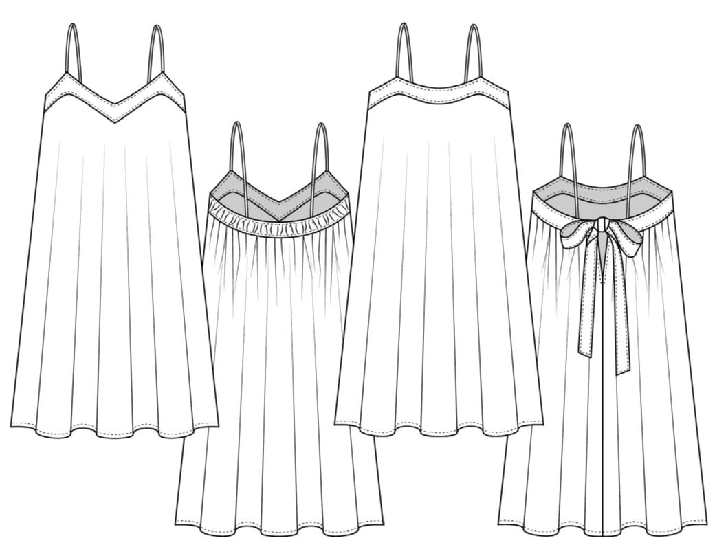 PDF Pattern for Kit - Smultron Dress | Paradise Patterns
