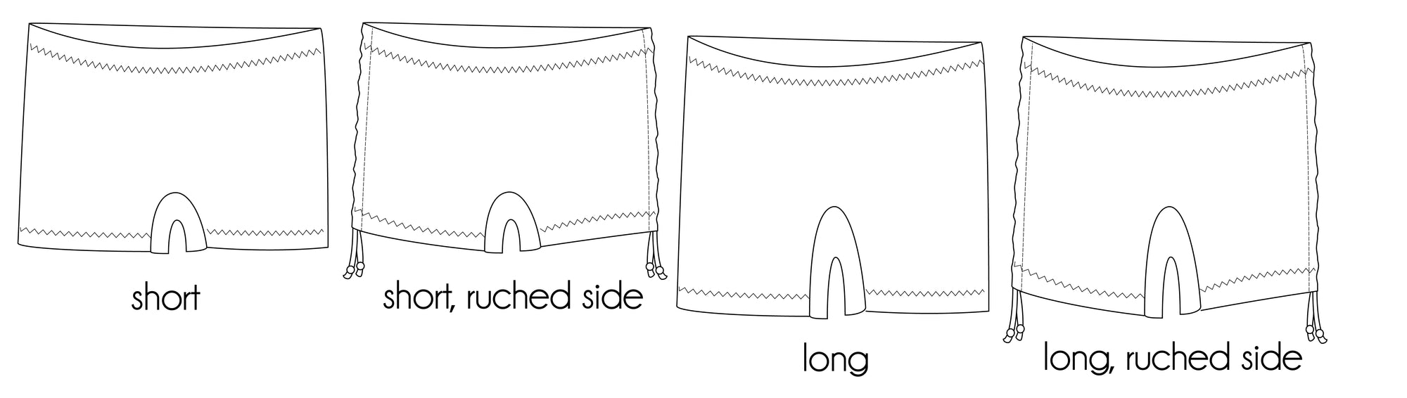 PDF Pattern - PB Swim Shorties | Waves & Wild