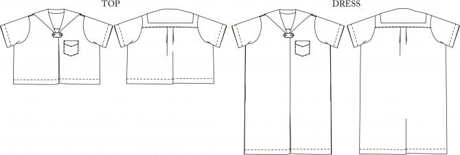 PDF Pattern - Mary White Dress | Merchant & Mills