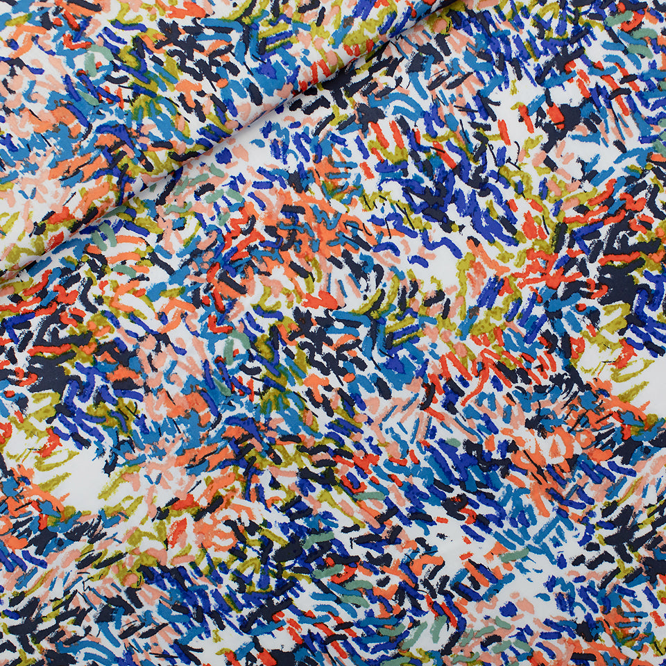 See You At Six - Paint Fun - Viscose Rayon Satin