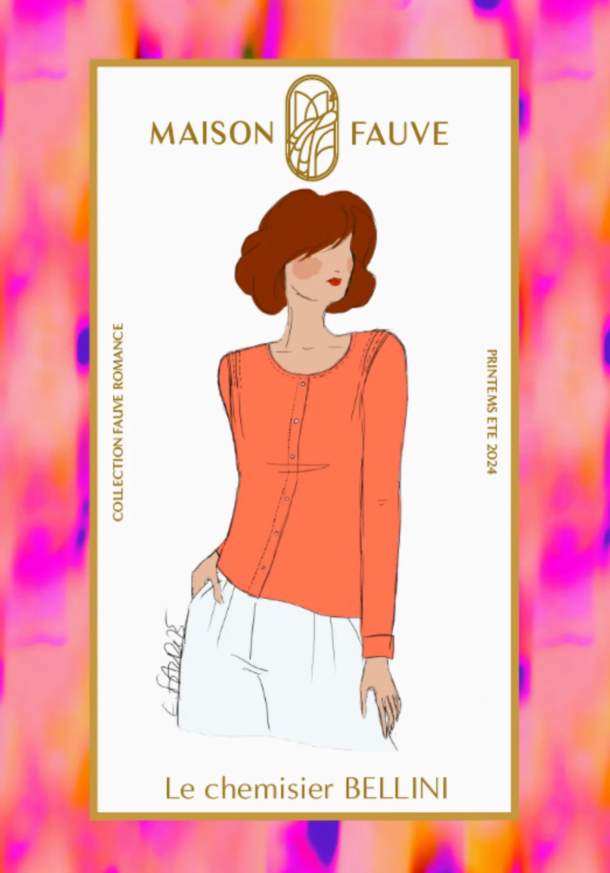 Bellini Blouse - Sewing Pattern | Maison Fauve