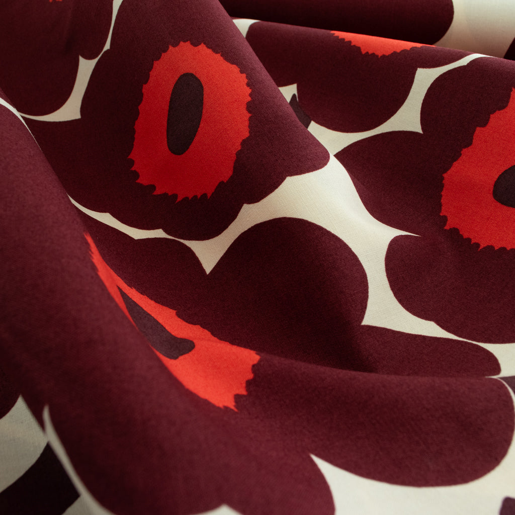 Marimekko - Pieni Unikko 2 - Organic Cotton - Wine