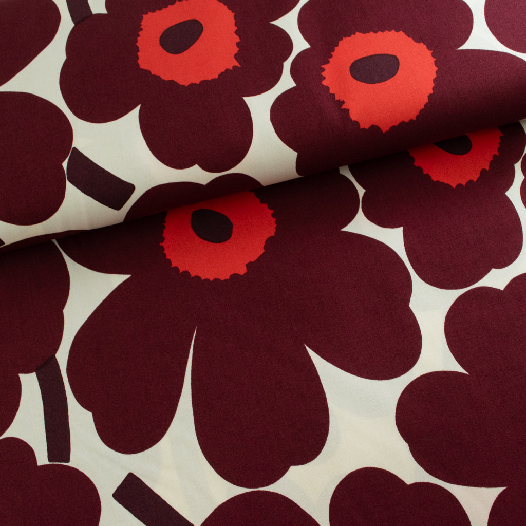Marimekko - Pieni Unikko 2 - Organic Cotton - Wine