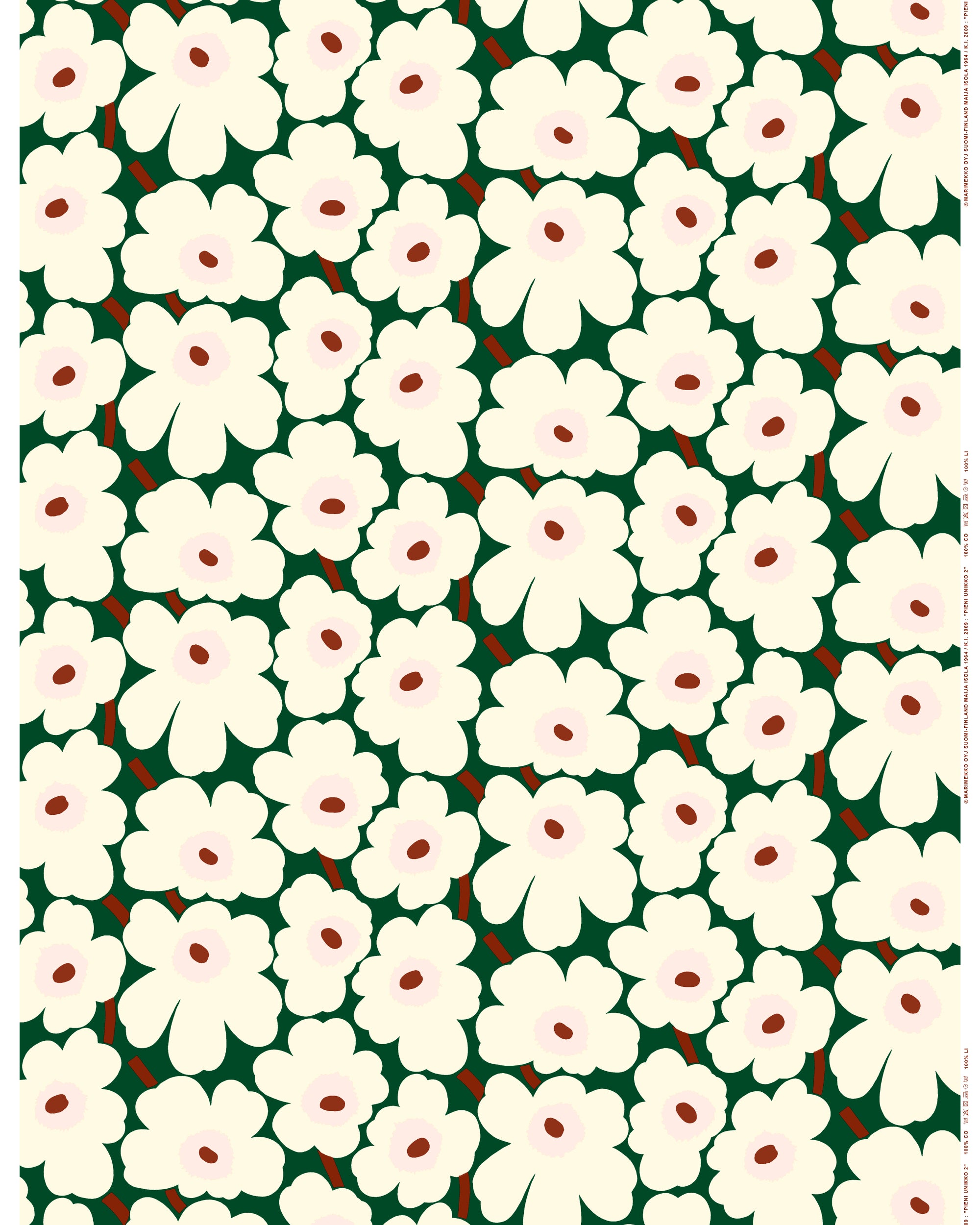 Marimekko - Pieni Unikko 2 - Cotton - Green
