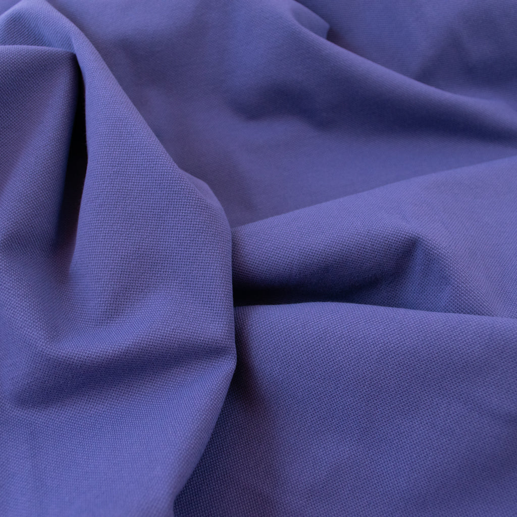 Piqué Cotton Jersey - Violet