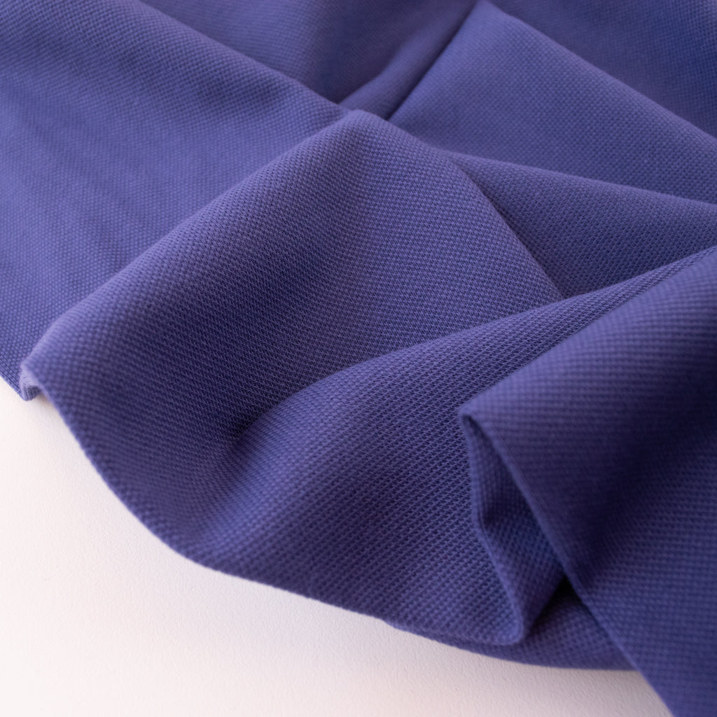 Piqué Cotton Jersey - Violet