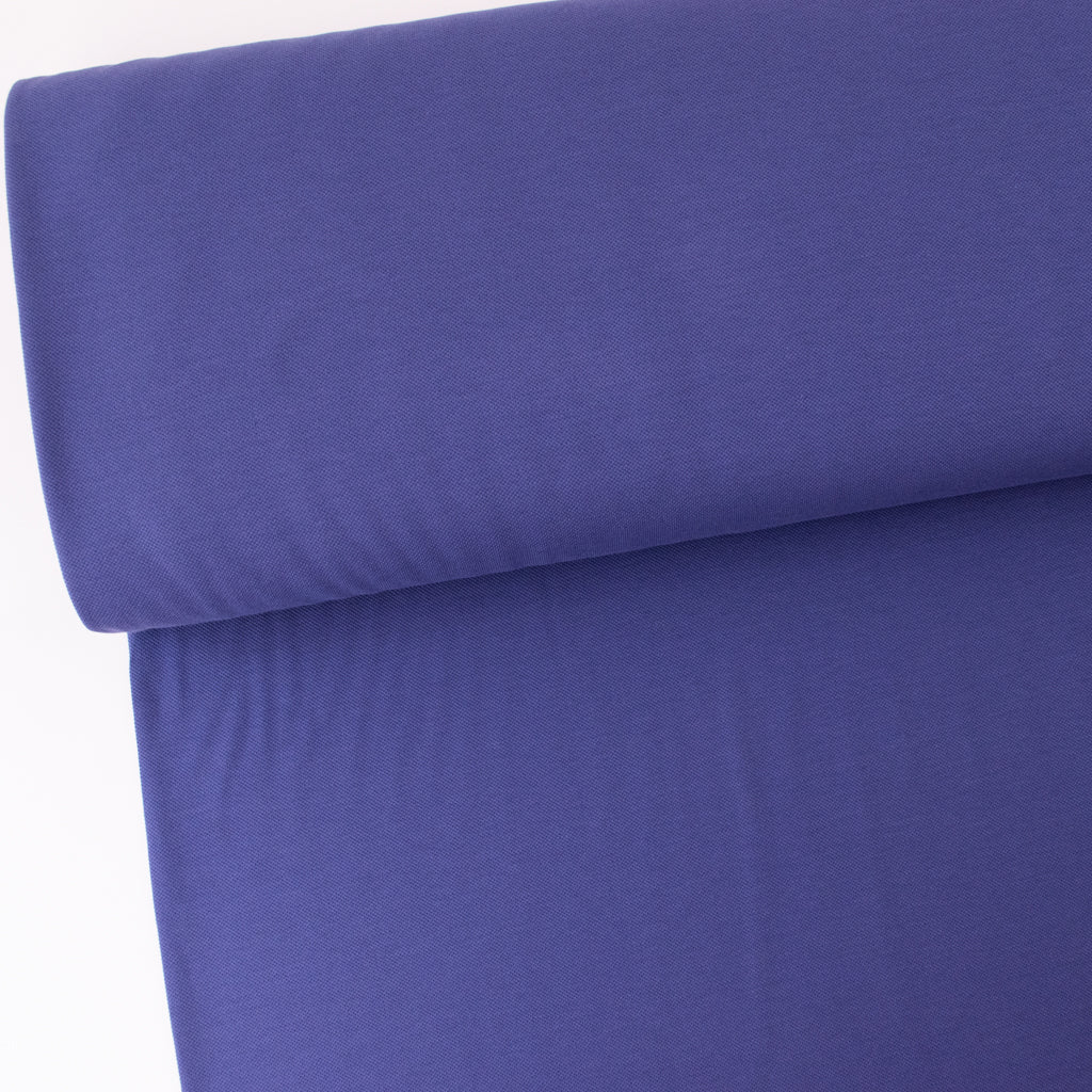 Piqué Cotton Jersey - Violet