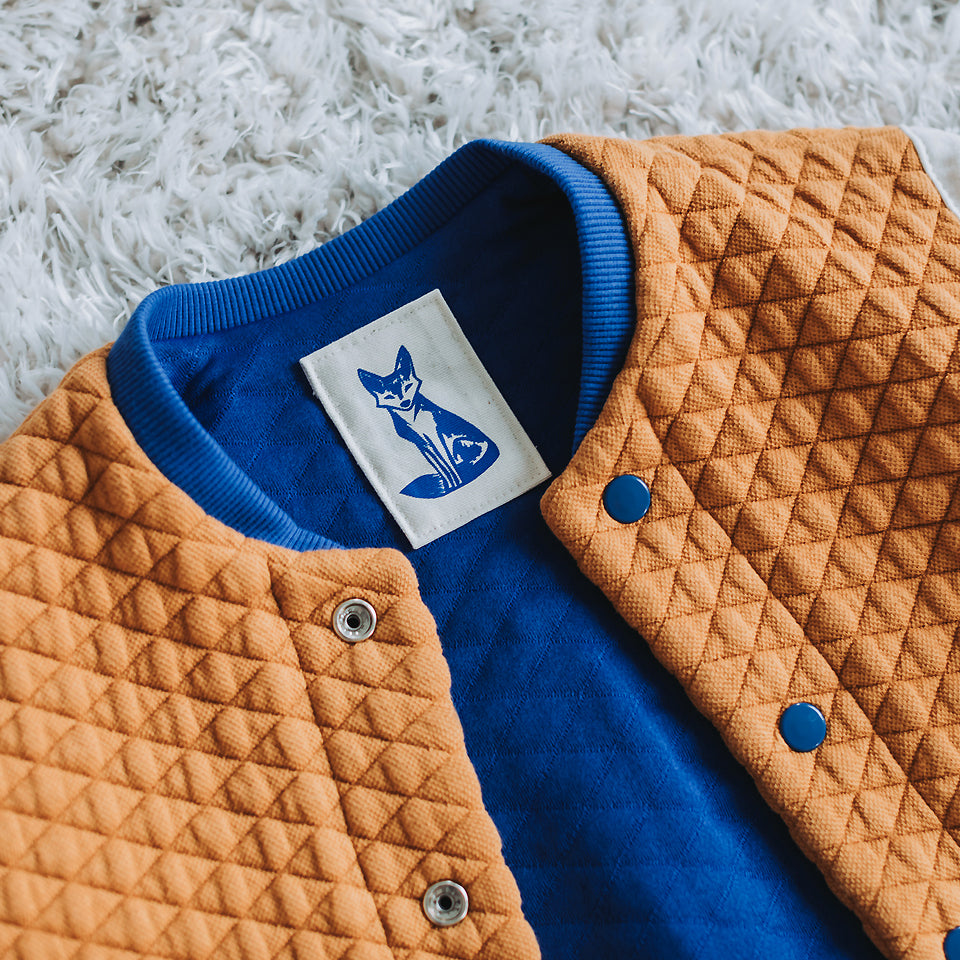 See You At Six - Quilted Piqué Knit - Buckthorn Brown