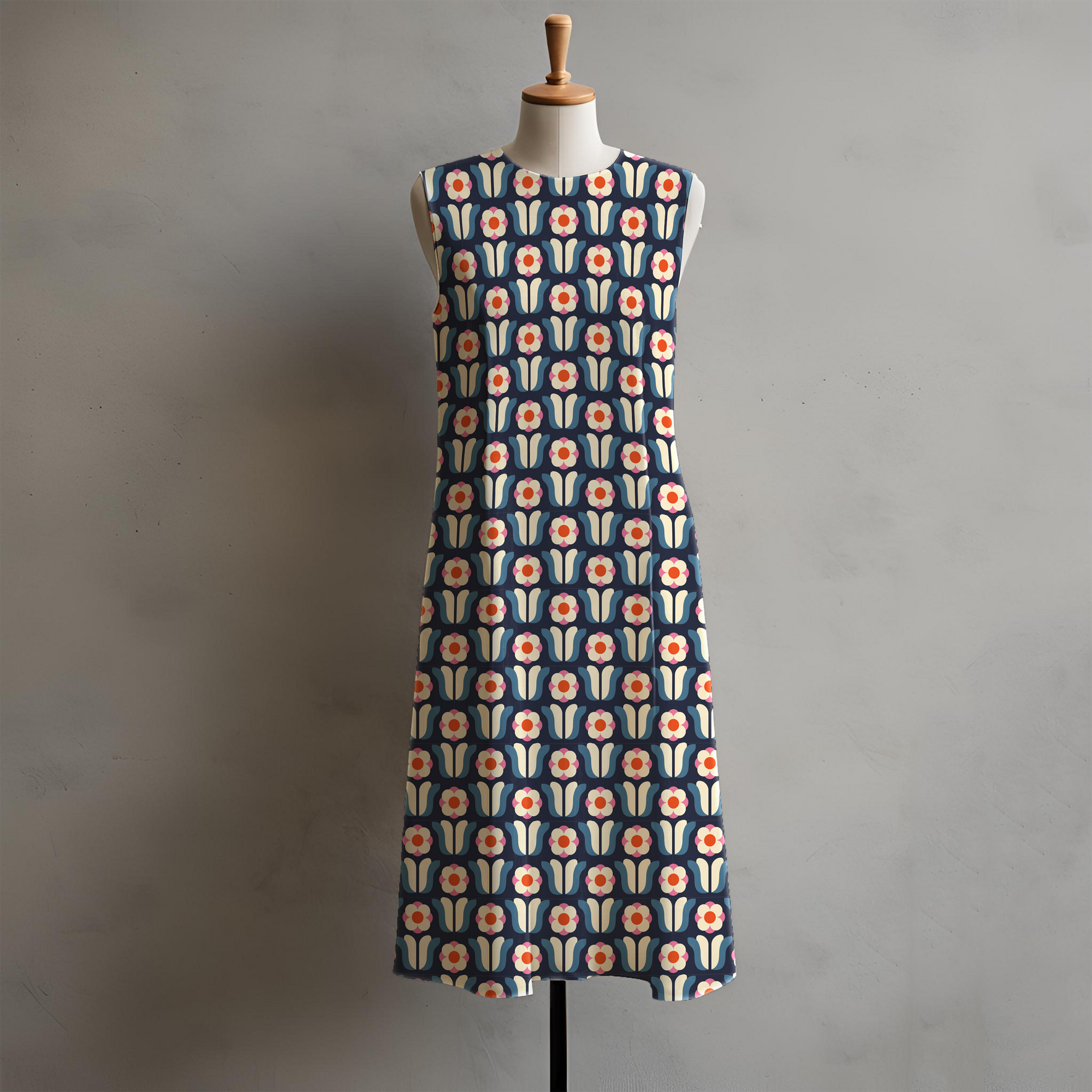 RouCouCou - Cotton Lawn - Retro Daisies