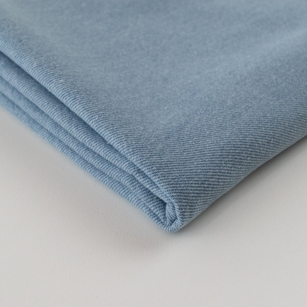 Rigid 12oz Washed Denim - Faded Denim