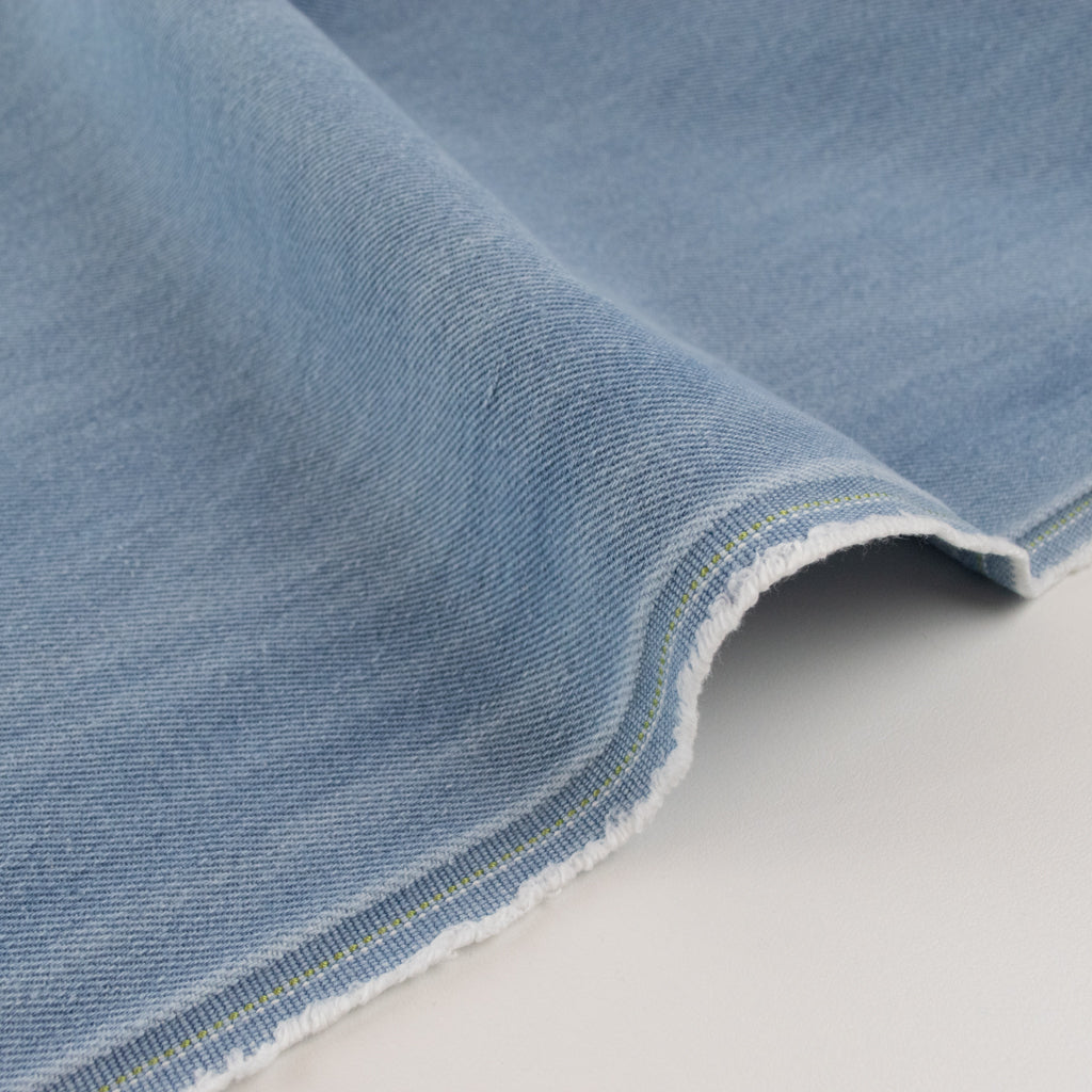 Rigid 12oz Washed Denim - Faded Denim