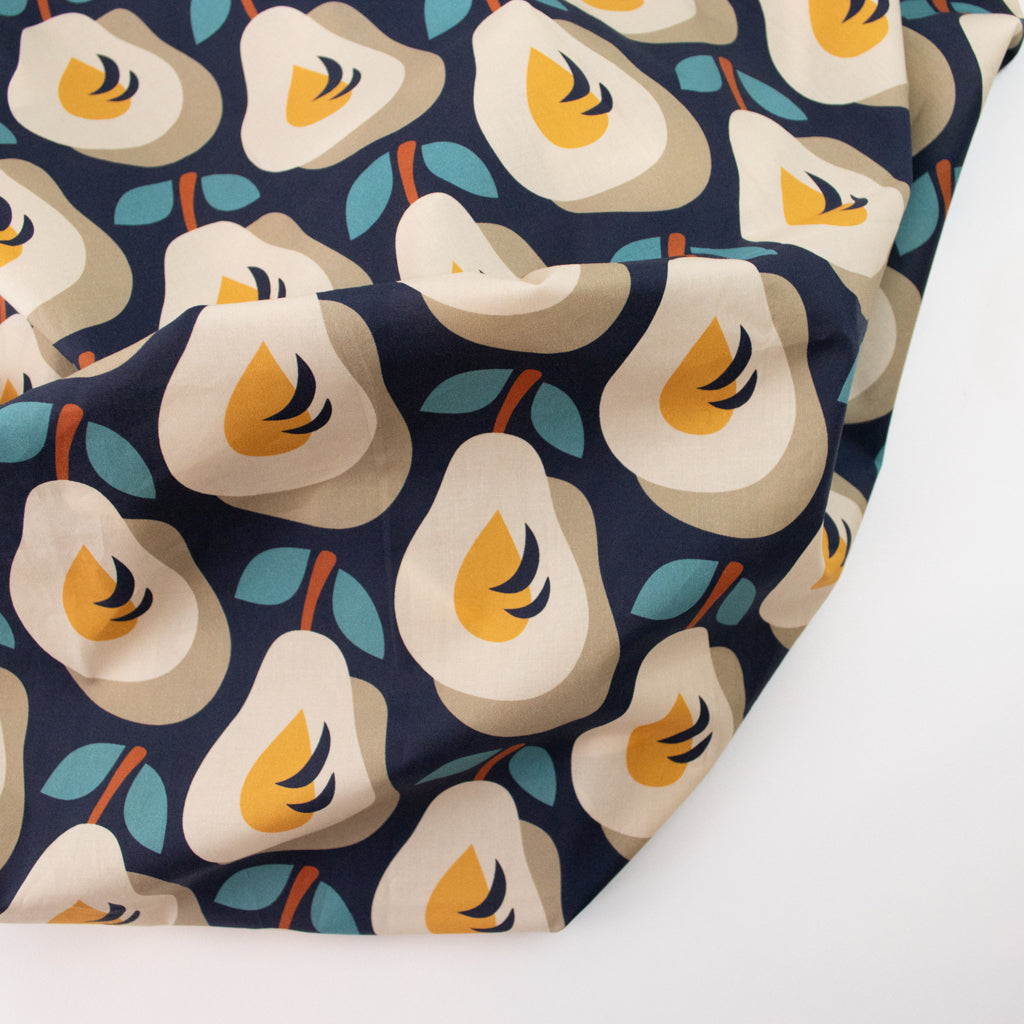 RouCouCou - Cotton Lawn - Retro Pears