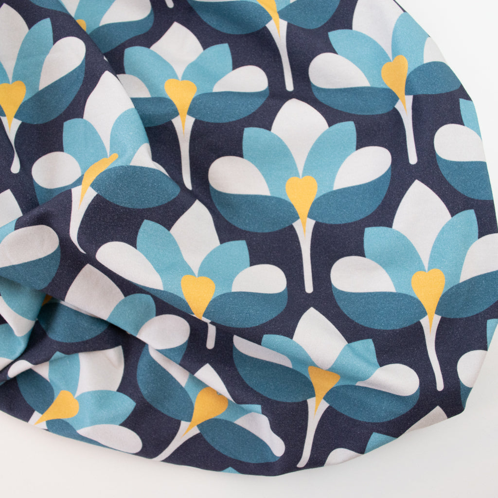 RouCouCou - Cotton Jersey - Retro Lillies