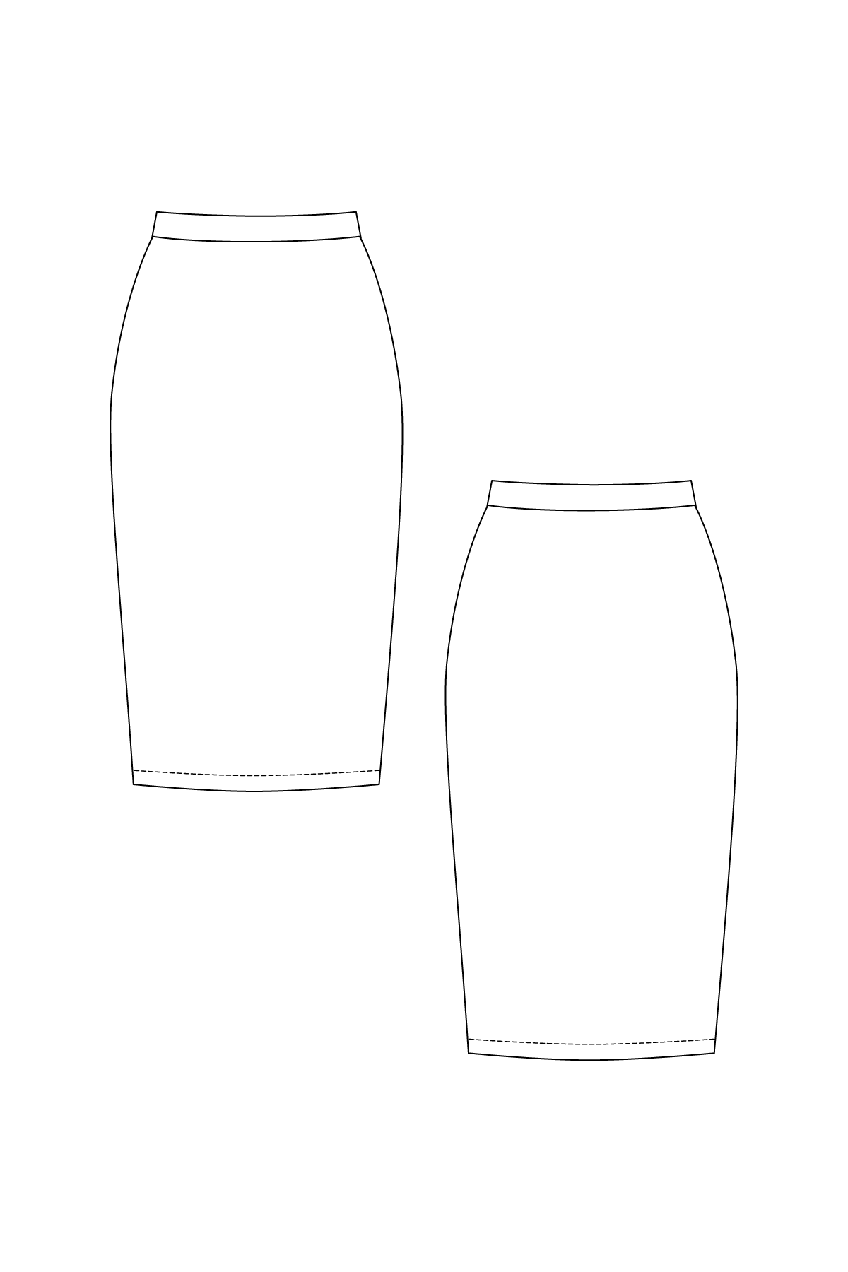 PDF Pattern - Shadi Pencil Skirt | Named Clothing