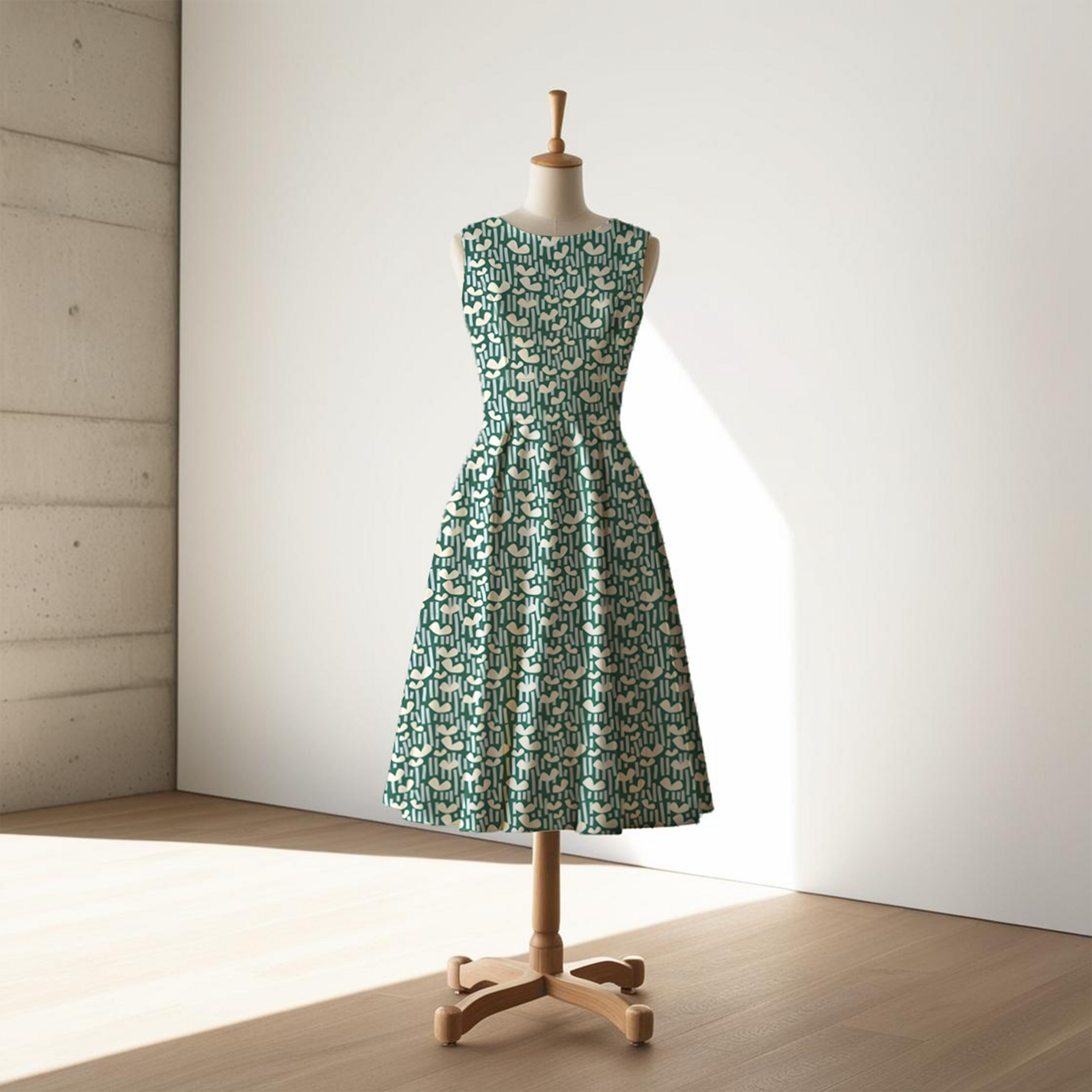 Jessica Nielsen - Cotton Viscose Twill - Sage Love