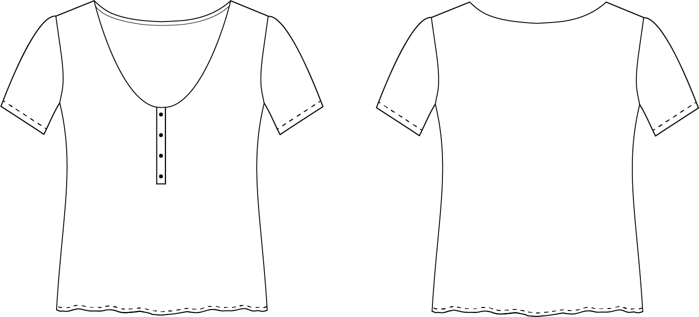 PDF Pattern - Sasha Top | Cha' Coud