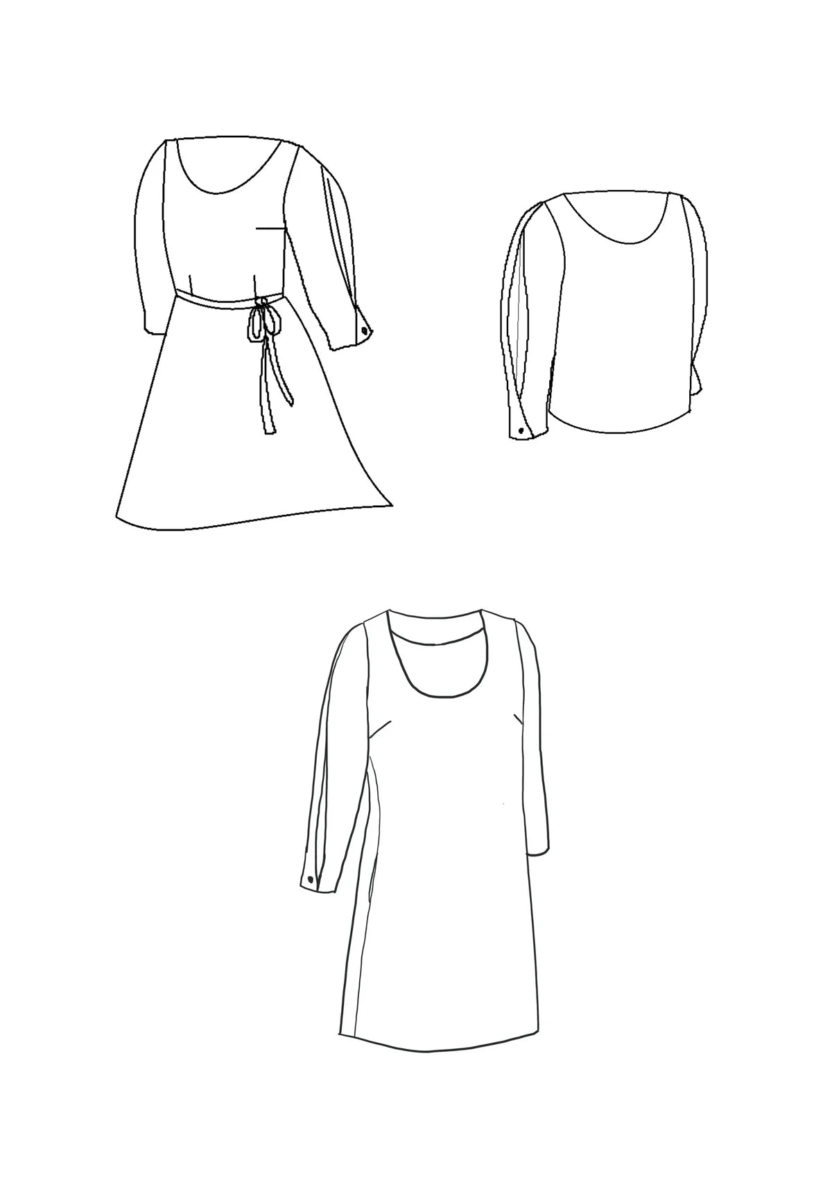 Niki Dress & Blouse - Sewing Pattern | Maison Fauve