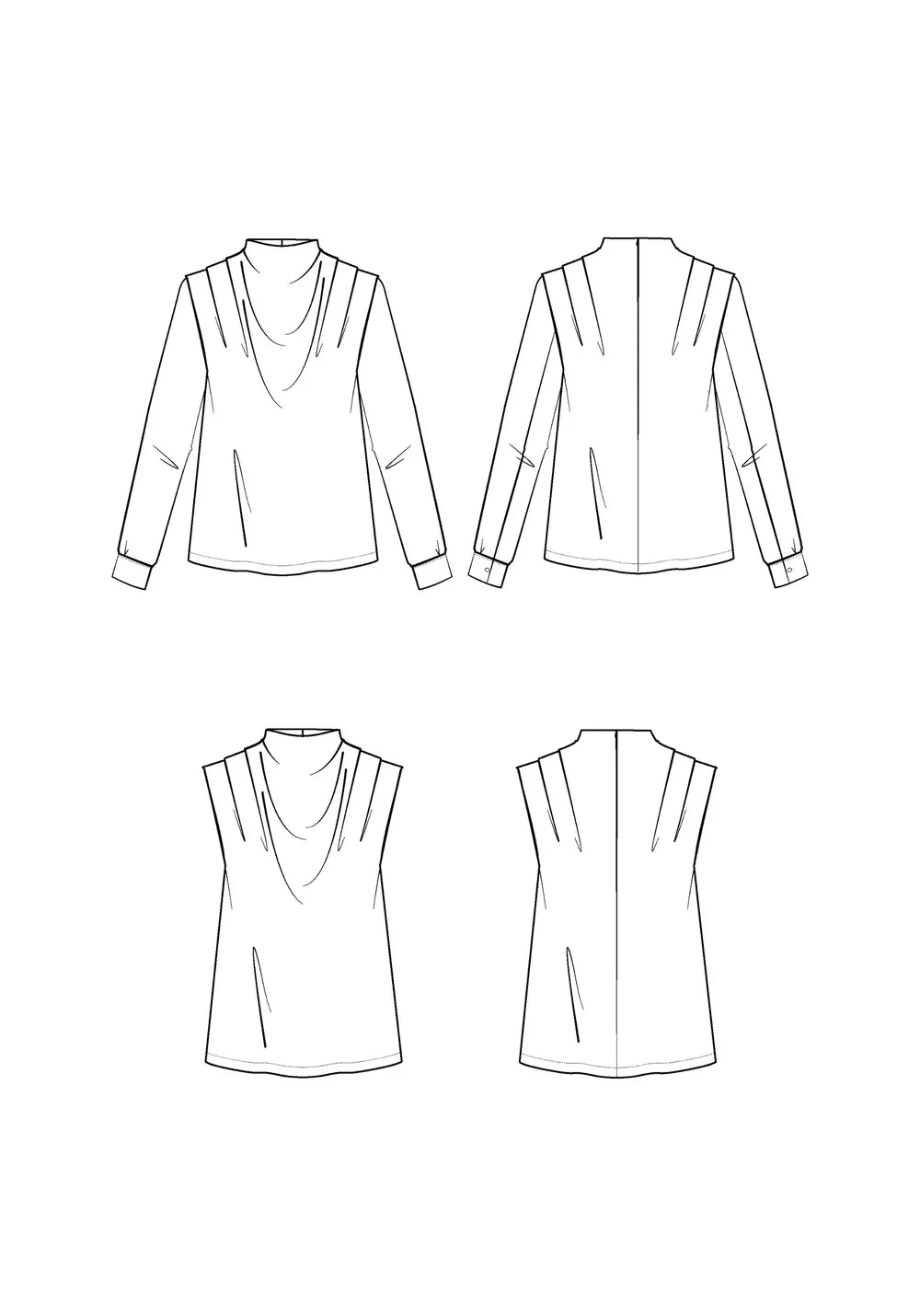 Tempête Blouse - Sewing Pattern | Maison Fauve