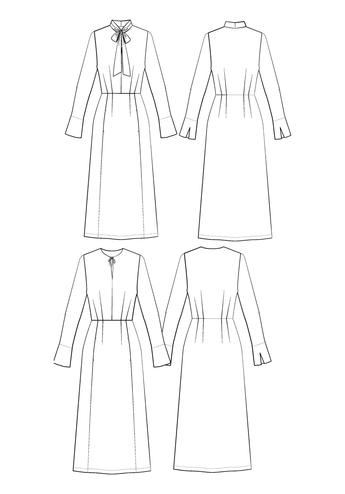 Péninsule Dress - Sewing Pattern | Maison Fauve