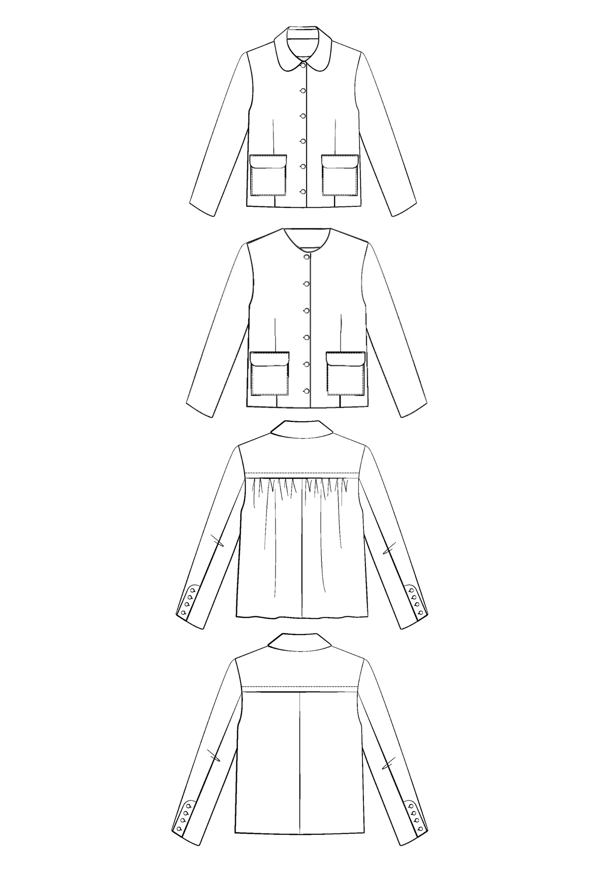 Calypso Jacket - Sewing Pattern | Maison Fauve