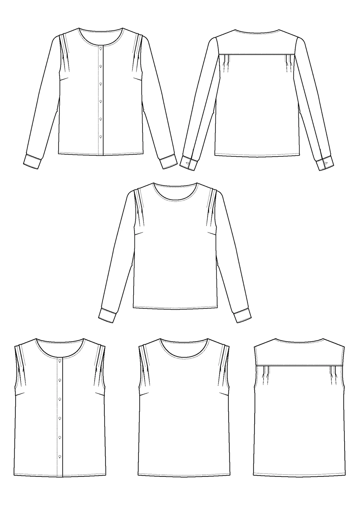 Bellini Blouse - Sewing Pattern | Maison Fauve