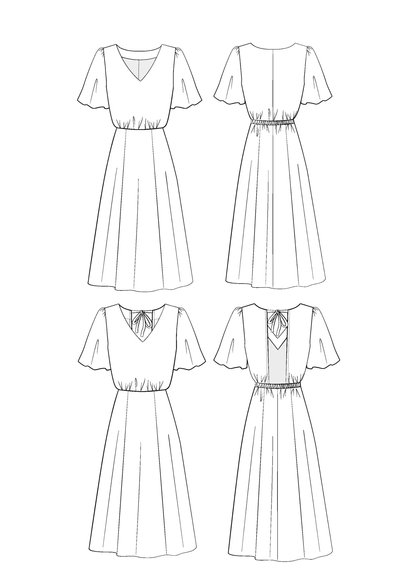 Cuba Libre Dress - Sewing Pattern | Maison Fauve