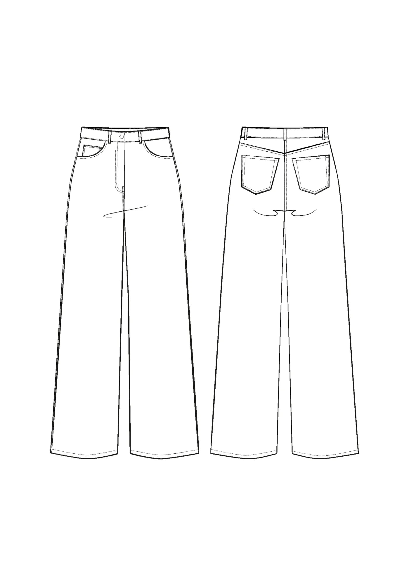 Ronsard Jeans - Sewing Pattern | Maison Fauve