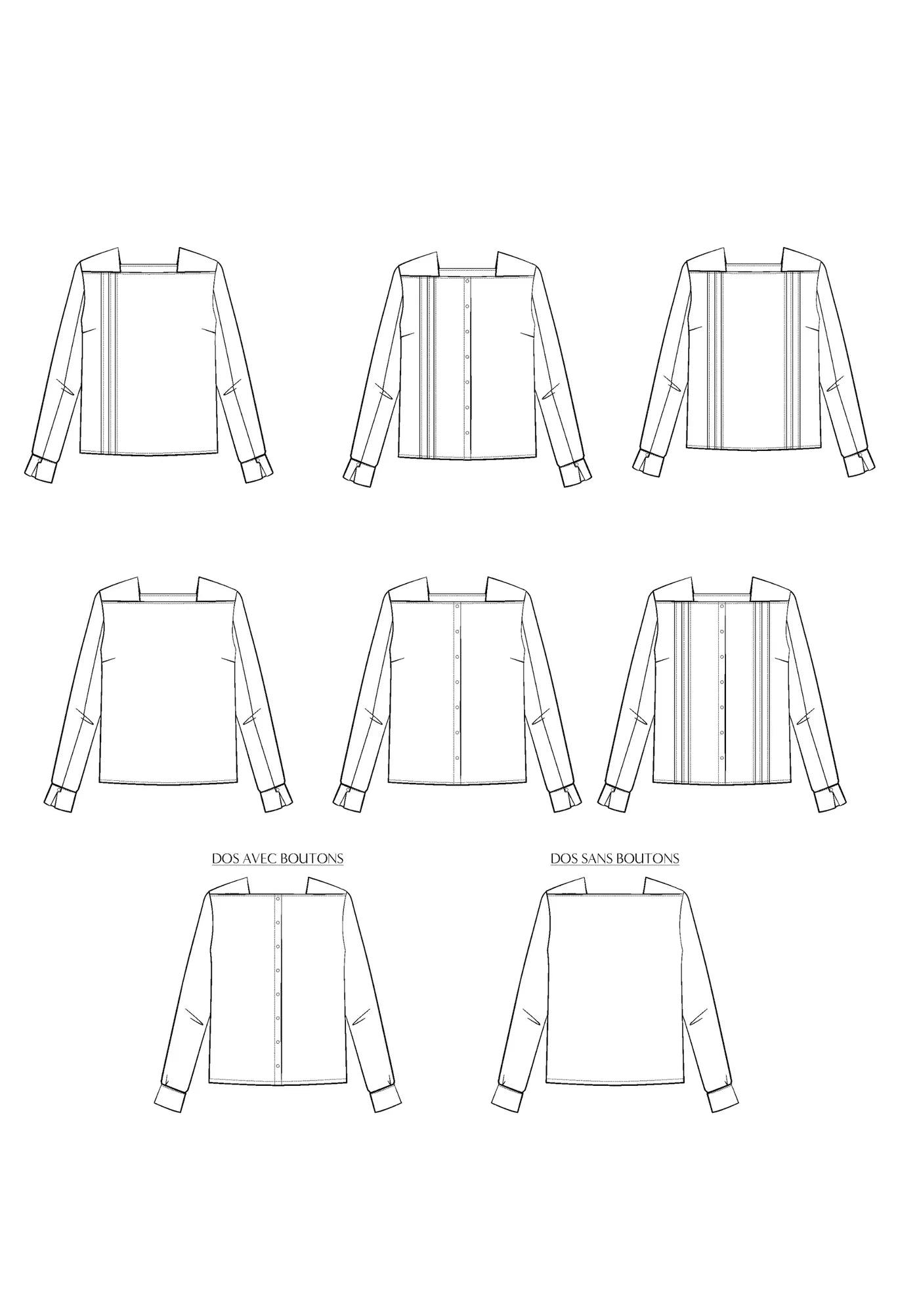 Déferlante Blouse - Sewing Pattern | Maison Fauve