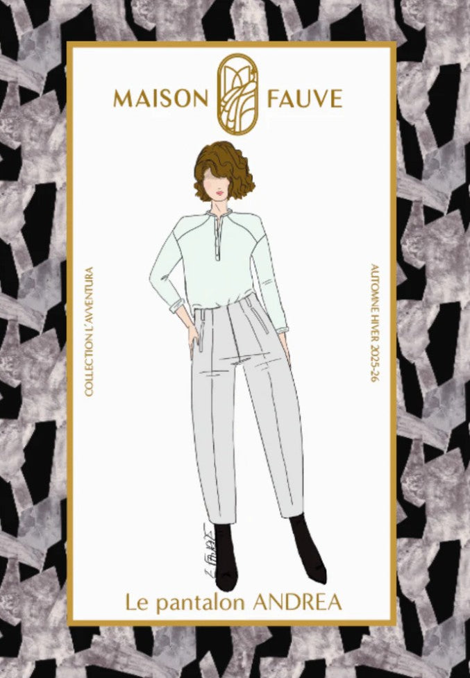 Andrea Pants - Sewing Pattern | Maison Fauve