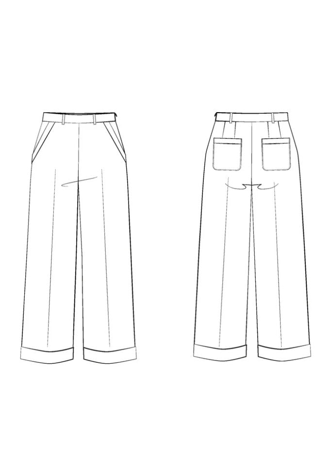 Recif Pants - Sewing Pattern | Maison Fauve