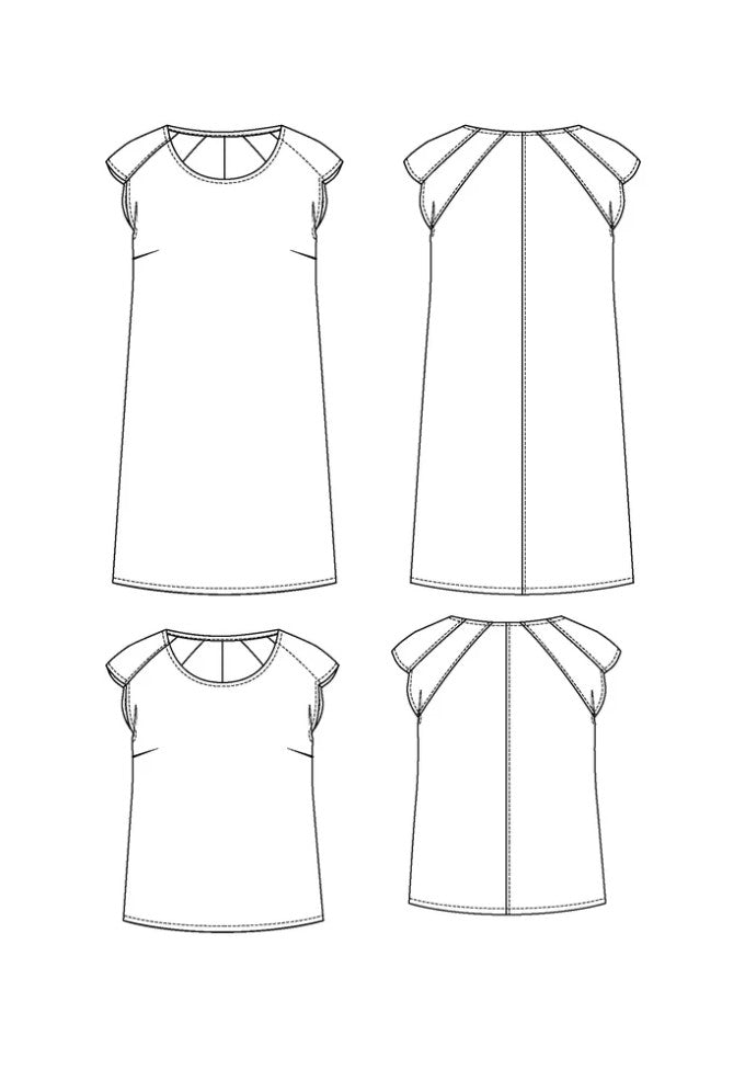Daïquiri dress and blouse - Sewing Pattern | Maison Fauve